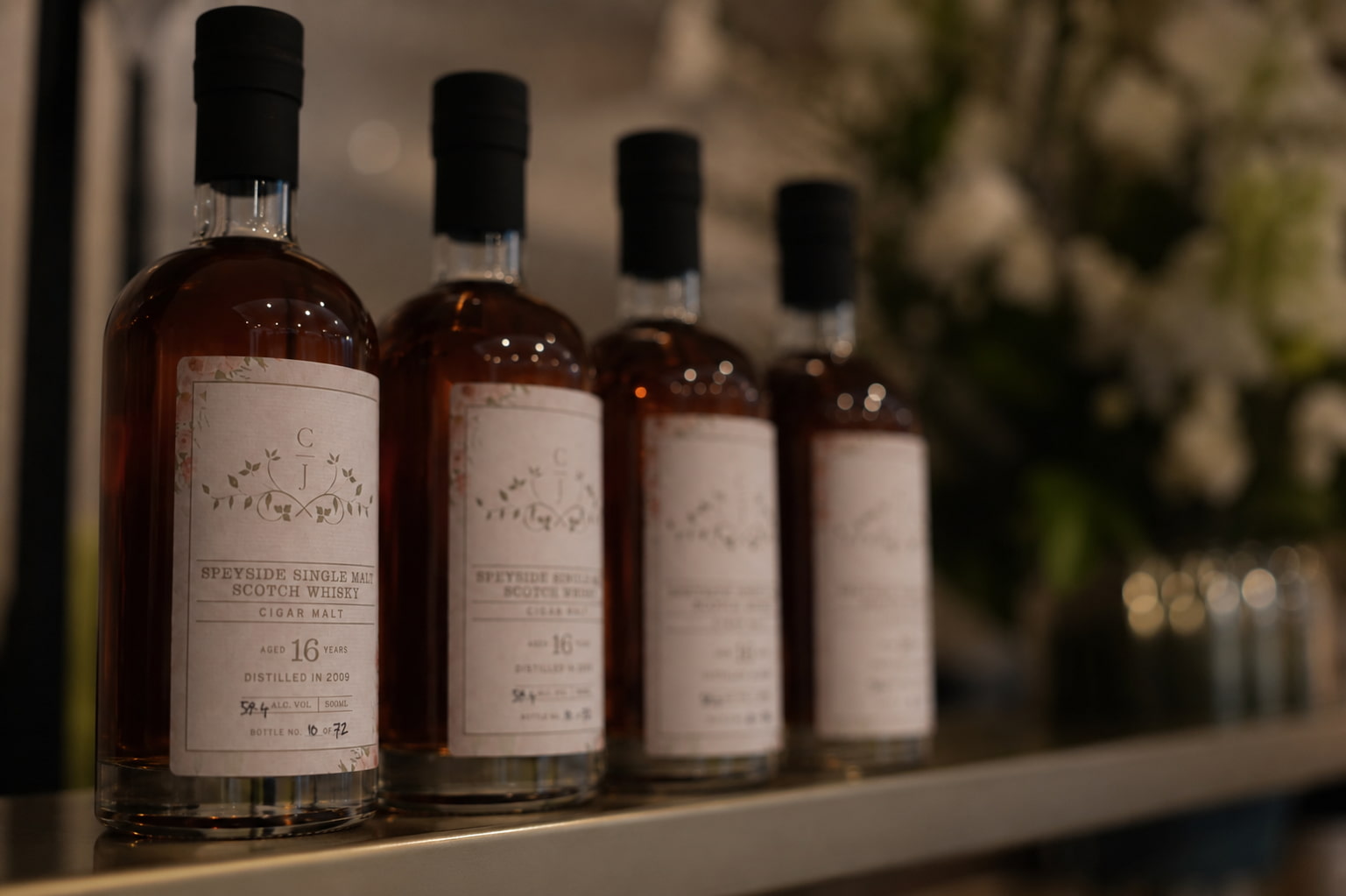 Bespoke bottling example — Bellaire & Day Whisky Co.